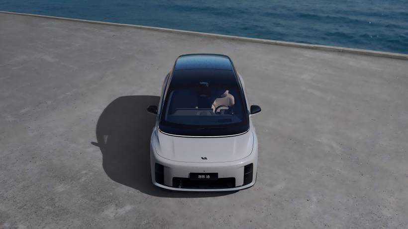 První čistě elektrická velká šestimístná SUV: nová barva automobilu + nová sedadla? Li Xiang i8 Top View vydán