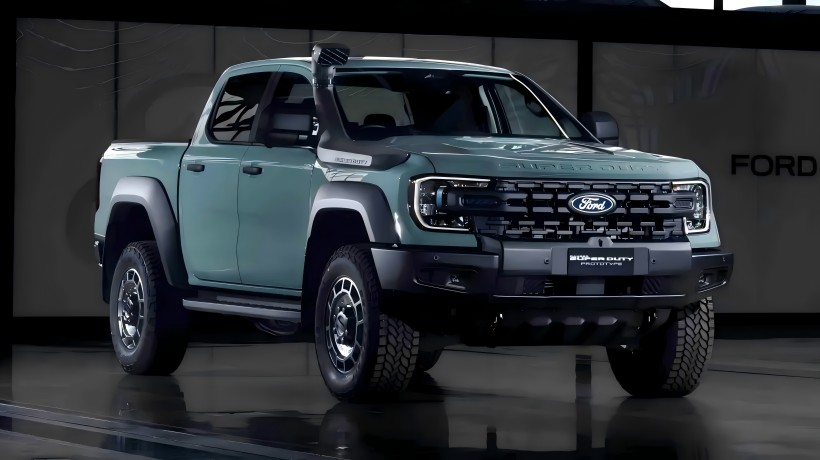 Vylepšená terénní výkon/odtahová kapacita! Oficiální obrazy Ford Ranger Super Duty